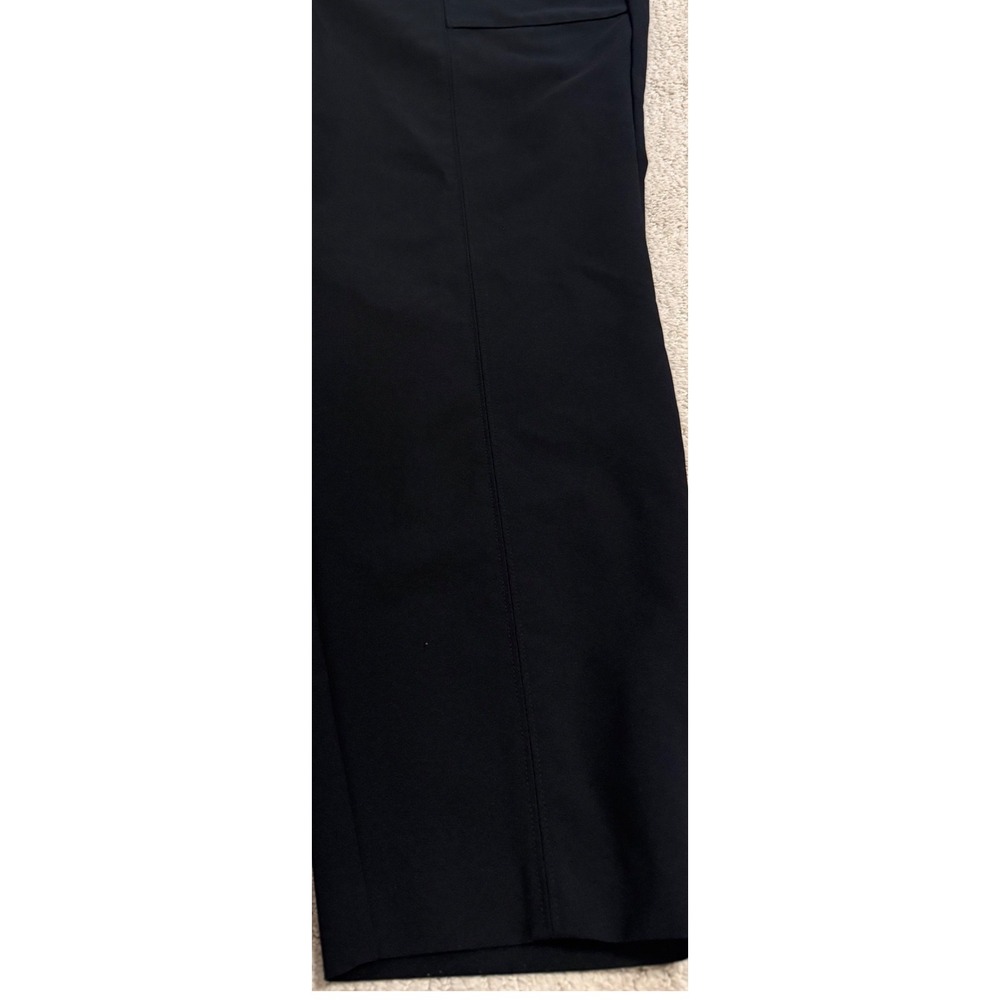 Lane Bryant Pleated Dress Pants Women 22 Black Good Zip Pockets Stretch Trousers - Picture 3 of 6